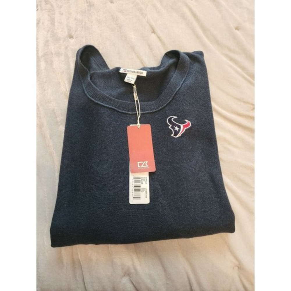 2XL Texans Cutter & Buck Women's Sweater NWT‎